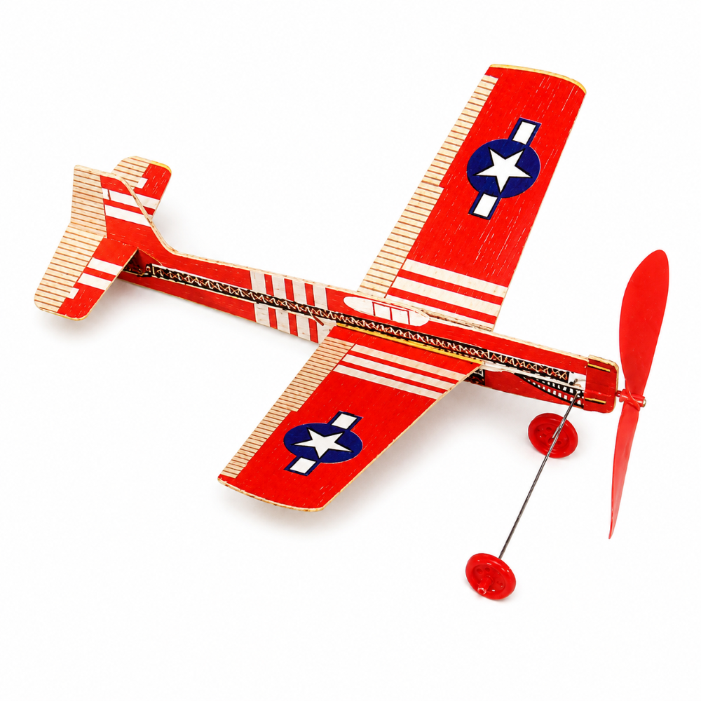 Mustang Free-Flight Rubber Powered Balsa kit